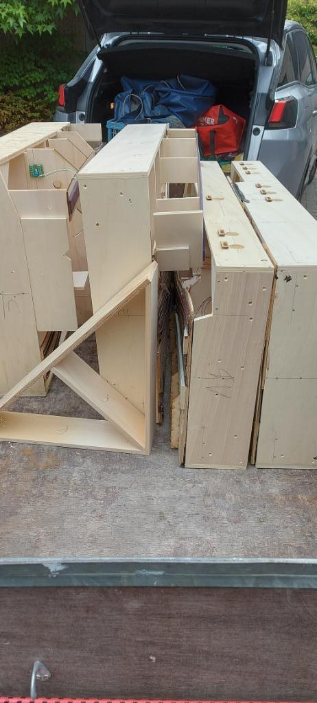 treintafel, Hobby en Vrije tijd, Modeltreinen | H0, Zo goed als nieuw, Ophalen