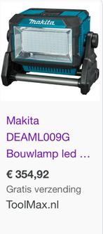 Makita DEAML009G led bouwlamp, Ophalen