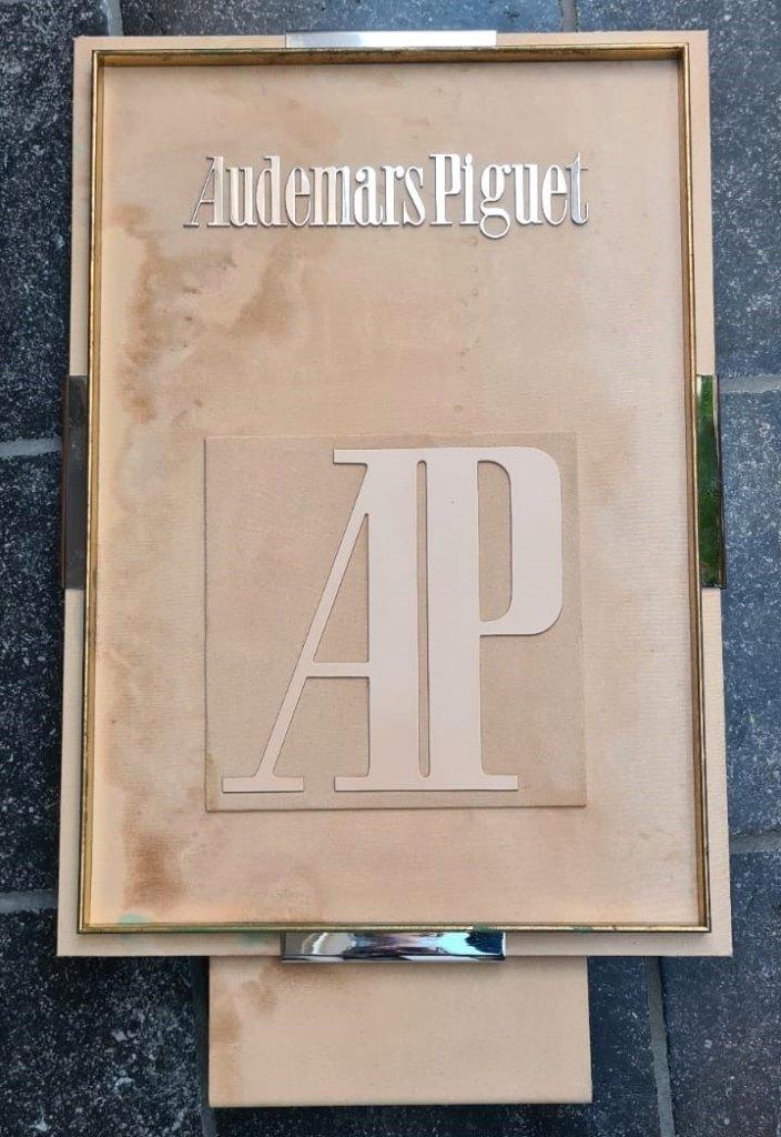 Audemars Piguet, display, staander, advertentie horloge, Verzamelen, Merken en Reclamevoorwerpen, Gebruikt, Reclamebord, Ophalen of Verzenden