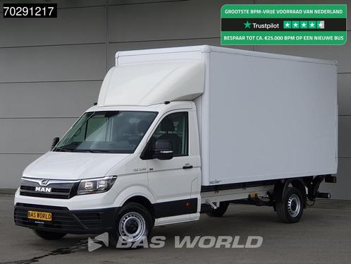 MAN TGE 3.140 Laadklep Bakwagen Airco Cruise Camera Euro6 Me, Auto's, Bestelwagens en Lichte vracht, Bedrijf, Te koop, Achteruitrijcamera