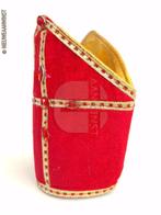 Authentieke etalage Sinterklaasmijter - 16cm, rood, Verzenden