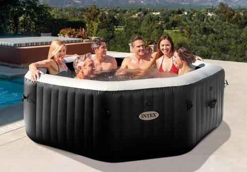 Intex Spa bubbelbad, Tuin en Terras, Jacuzzi's, Nieuw, Opblaasbaar, Afdekzeil, Grondzeil, Filter, Pomp, Ophalen