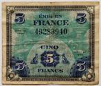 Frankrijk - 5 francs - 1944, Postzegels en Munten, Frankrijk, Los biljet, Ophalen