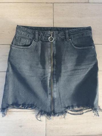 Jupe courte jeans noir S/M seven sisters