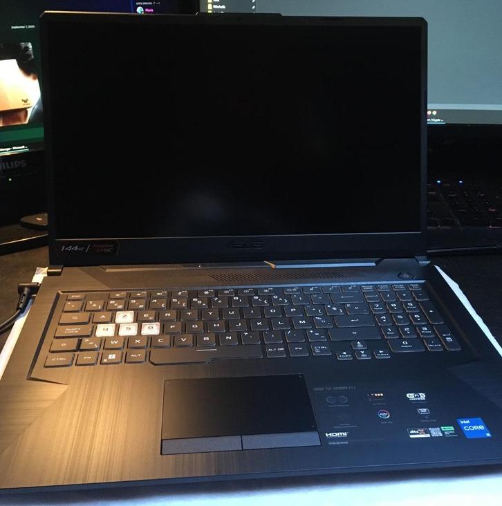 Asus TUF Gaming F17 AZERTY, Computers en Software, Windows Laptops, Nieuw, 17 inch of meer, SSD, 4 Ghz of meer, 16 GB, Azerty