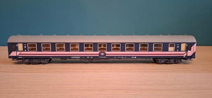 HO-SNCB NMBS Voiture-couchettes I5 Bc bleue LSM 12110, Hobby en Vrije tijd, Modeltreinen | H0, Zo goed als nieuw, Wagon, Gelijkstroom of Wisselstroom