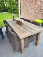 Steigerhouten Tafel, Tuin en Terras, Ophalen of Verzenden, Zo goed als nieuw