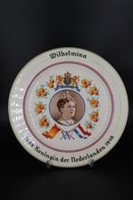 Gedenkplaat: Nederland 1898 Koningin der Nederland, Ophalen of Verzenden