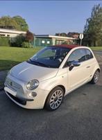 Fiat 500C 0.9 T TwinAir Lounge Stop, Auto's, Voorwielaandrijving, Cabriolet, 875 cc, Wit