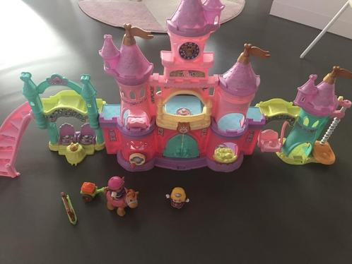 VTech Vrolijke Vriendjes droomkasteel+ extra Lizzy met paard, Kinderen en Baby's, Speelgoed | Vtech, Zo goed als nieuw, 2 tot 4 jaar