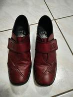 Bordeaux damesschoenen Rieker maat 38, Ophalen, Schoenen met lage hakken, Overige kleuren, Zo goed als nieuw