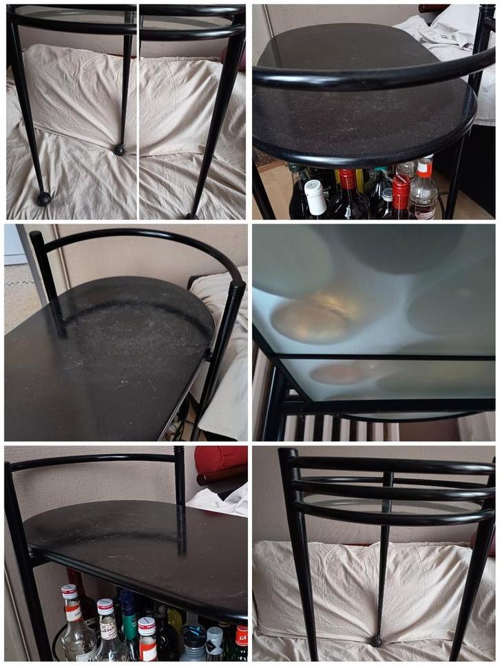 2 de Mes 😃 Belles Dessertes sur Roulettes, VINTAGE ?, Antiquités & Art, Antiquités | Accessoires de maison, Enlèvement