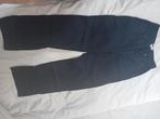donkerblauwe broek, linnenmix, maat S, Kleding | Dames, Broeken en Pantalons, Blauw, Zara, Nieuw, Ophalen of Verzenden