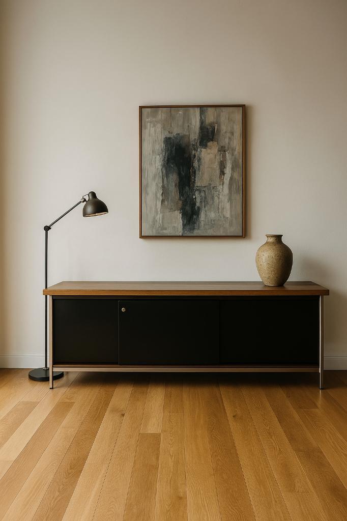 Jules Wabbes DG190 Palisander & Wengé, Huis en Inrichting, Kasten | Dressoirs, Zo goed als nieuw, 150 tot 200 cm, 25 tot 50 cm