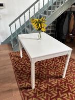 Table à manger 4-6 personnes, bois, blanc, extensible, Maison & Meubles, Tables | Tables à manger, 100 à 150 cm, Quatre personnes