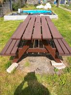 banc de jardin, Ophalen, Zo goed als nieuw, Hout