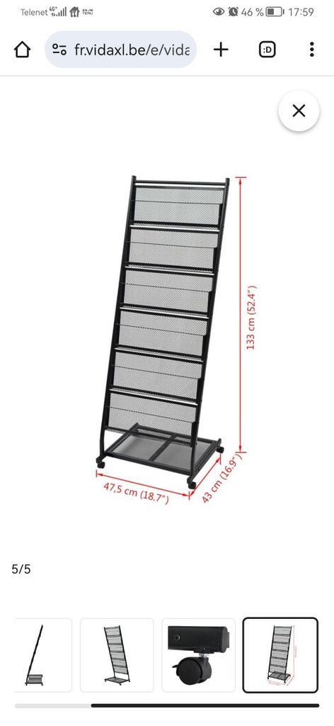 Tijdschriftenrek, Huis en Inrichting, Woonaccessoires | Krantenbakken en Lectuurbakken, Zo goed als nieuw, Ophalen of Verzenden