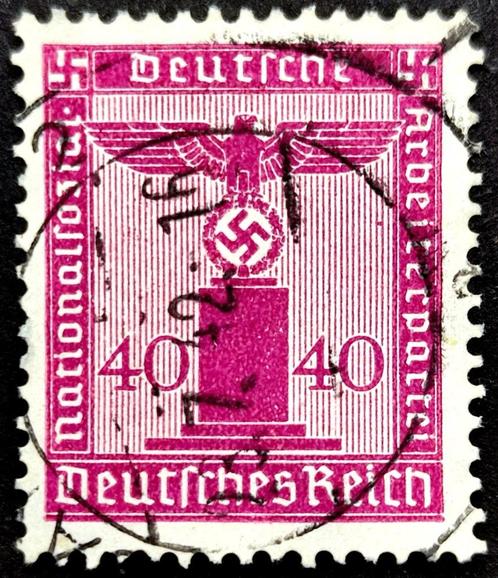 Deutsches Reich: NSDAP zegel uit 1938, Postzegels en Munten, Postzegels | Europa | Duitsland, Gestempeld, Overige periodes, Ophalen of Verzenden