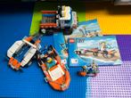 Lego city 7726 - Coast Guard Truck with Speed Boat, Ophalen of Verzenden, Zo goed als nieuw, Complete set, Lego