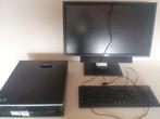 HP pc + DELL scherm + Fujitsu toetsenbord, Ophalen, HDD, Refurbished, HP