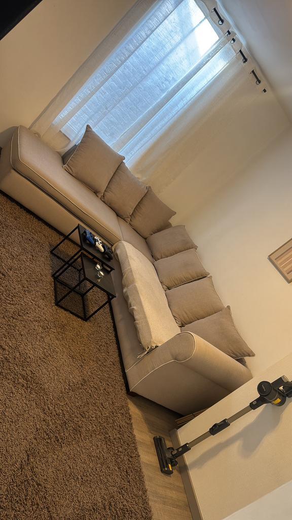 Canapé Beige a vendre, Huis en Inrichting, Zetels | Complete zithoeken, Zo goed als nieuw, Ophalen of Verzenden