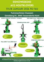 Demo weekend acg houtklievers, Tuin en Terras, Ophalen, Nieuw, Elektrisch
