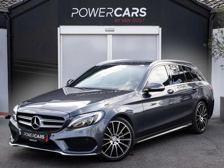 Mercedes-Benz C-CLASS 180 Break | AMG Line | Leder | LED | N, Auto's, Mercedes-Benz, Bedrijf, Te koop, C-Klasse, ABS, Airbags
