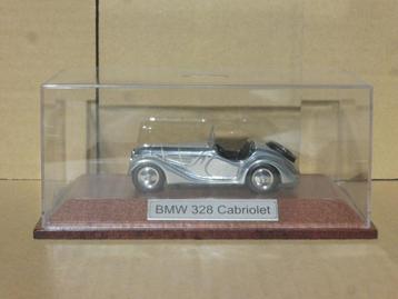 1:43 Schuco Chrome BMW 328 cabriolet (geen doosje) beschikbaar voor biedingen