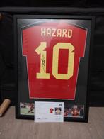 Hazard gesigneerd voetbalshirt België ingelijst,certificaat, Verzamelen, Sportartikelen en Voetbal, Ophalen of Verzenden, Zo goed als nieuw