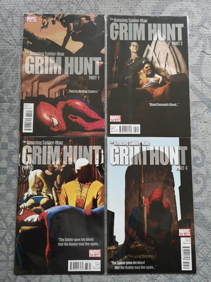 the Amazing Spider-Man #634-637 - Grim Hunt (completed), Boeken, Strips | Comics, Nieuw, Complete serie of reeks, Ophalen of Verzenden