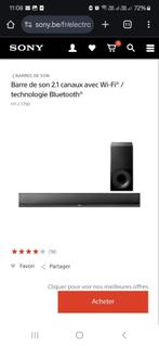 Sony home cinéma barre de son et subwoofer bluetooth, Audio, Tv en Foto, Home Cinema-sets, Ophalen, 70 watt of meer, Sony, Gebruikt