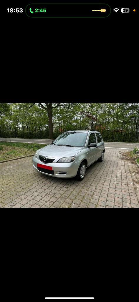 Mazda 2, Auto's, Mazda, Particulier, Benzine, 5 deurs, Zilver of Grijs, Zwart, Stof, Ophalen
