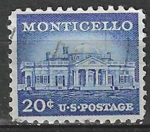 USA 1956 - Yvert 616 - Monticello (ST), Postzegels en Munten, Postzegels | Amerika, Gestempeld, Verzenden