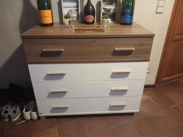 Armoire 4 tiroirs Paidi, 3 ou 4 tiroirs, Comme neuf, 100 à 150 cm, Enlèvement