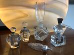 Art Deco kristallen parfum flesjes., Antiek en Kunst, Ophalen
