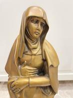 Onze lieve vrouw Bronz beeld, Antiek en Kunst, Antiek | Religieuze voorwerpen, Ophalen of Verzenden