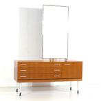 Vintage mid century modern kaptafel dressoir teak jaren 60, Ophalen of Verzenden, Zo goed als nieuw