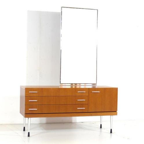 Vintage mid century modern kaptafel dressoir teak jaren 60, Huis en Inrichting, Overige Huis en Inrichting, Zo goed als nieuw