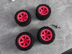 Traxxas talon Rustler wielen 4st orange/pink, Enlèvement ou Envoi, Comme neuf