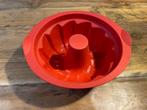 Tupperware silleconen tulband bakvorm cakevorm, Huis en Inrichting, Keuken | Tupperware, Ophalen of Verzenden, Rood