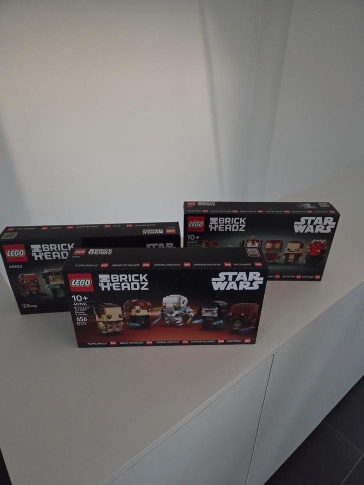 Lego brickheadz starwars 40623/40676/40796, Kinderen en Baby's, Speelgoed | Duplo en Lego, Nieuw, Lego, Ophalen of Verzenden
