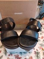 Zwarte sandalen M40 DAMART, Verzenden, Zwart, Sandalen of Muiltjes, Zo goed als nieuw