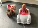 Baby born auto + paard / veulen, Kinderen en Baby's, Speelgoed | Poppen, Ophalen of Verzenden, Zo goed als nieuw