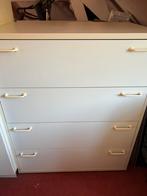 Witte ladekast, Ophalen, 100 tot 150 cm, 50 tot 100 cm, Zo goed als nieuw