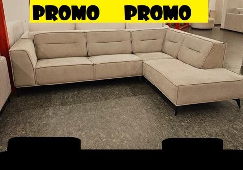 DI Hoeksalon SORENTO NIEUW Beige kleur  281/200cm +Levering, Huis en Inrichting, Zetels | Zetels en Chaises Longues, Nieuw, Stof