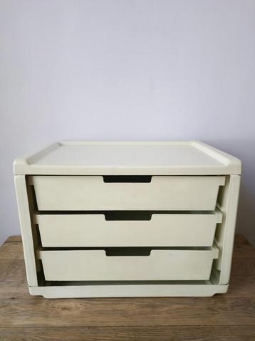Vintage tafel ladekastje - „Minityros” - MEUROP - 1970 beschikbaar voor biedingen