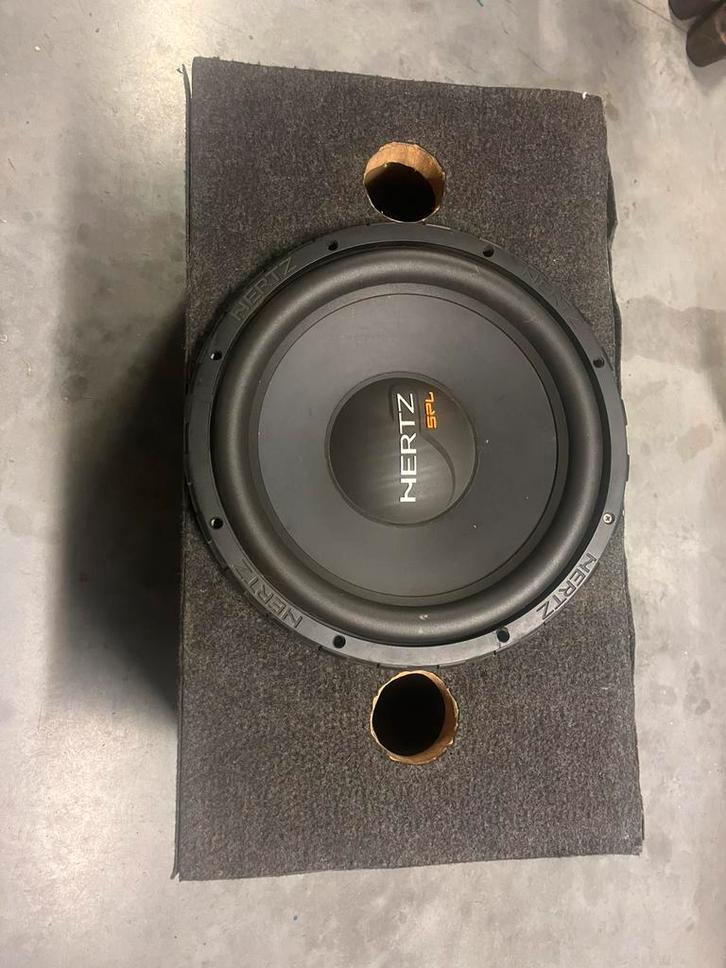 Subwoofer kist hertz spl, Auto diversen, Autospeakers, Gebruikt, Ophalen