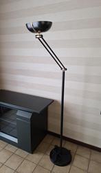Zwarte staande lamp met dimmer - verstelbaar, Ophalen, Zo goed als nieuw, Metaal, 150 tot 200 cm