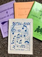 Notenleerboek Luc de Smet: 4 delen, Ophalen of Verzenden, Gelezen