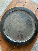 Schaal 50cm met spiegelmozaïk, Ophalen of Verzenden, Zo goed als nieuw, Rond, Hout